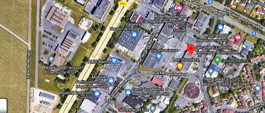 Prix contrôle technique à Reims