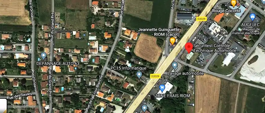 Prix contrôle technique à Riom