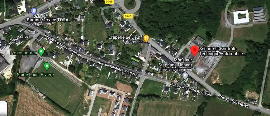 Prix contrôle technique à Rosporden