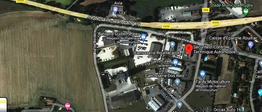 Prix contrôle technique à Rouillac