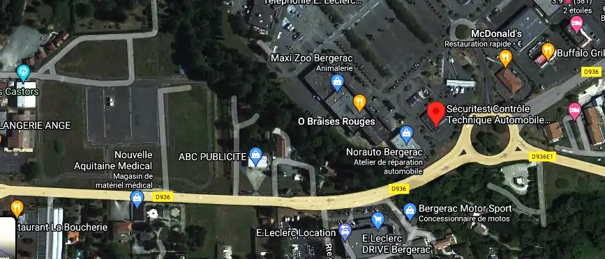 Prix contrôle technique à Bergerac