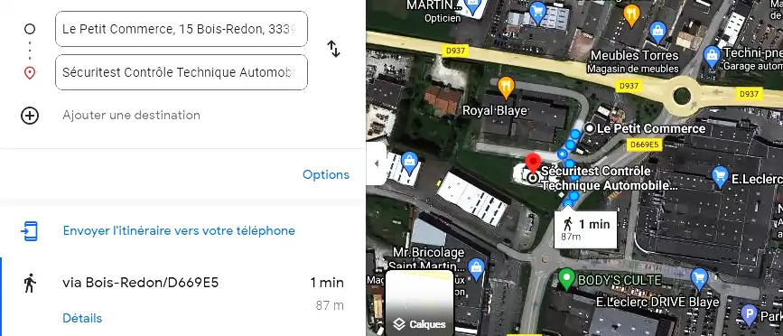 Prix contrôle technique à Saint-Martin-Lacaussade