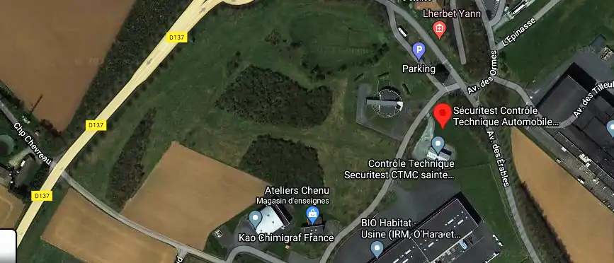 Prix contrôle technique à Sainte-Hermine