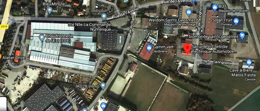 Prix contrôle technique à Saints-Geosmes