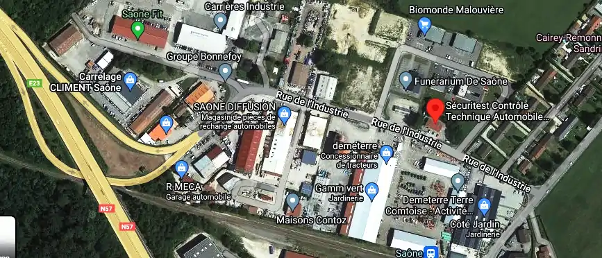 Prix contrôle technique à Saône