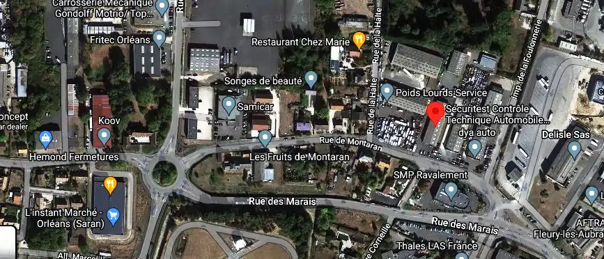 Prix contrôle technique à Saran