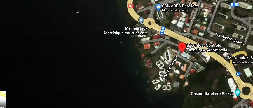 Prix contrôle technique à 3 anse gouraud bateliere, Schoelcher 97233, Martinique