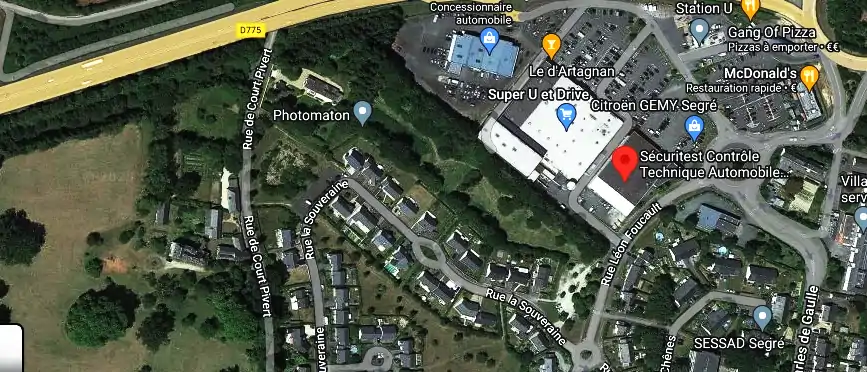 Sécuritest Contrôle Technique Automobile SEGRE à Segré-en-Anjou Bleu