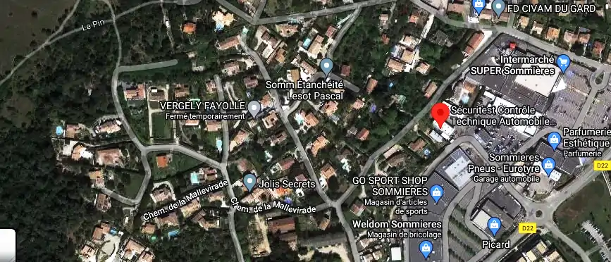 Prix contrôle technique à Sommières