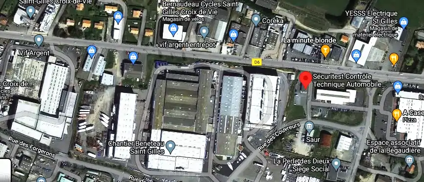 Prix contrôle technique à Saint-Gilles-Croix-de-Vie