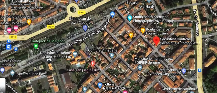 Prix contrôle technique à Saint-Jean-de-Luz