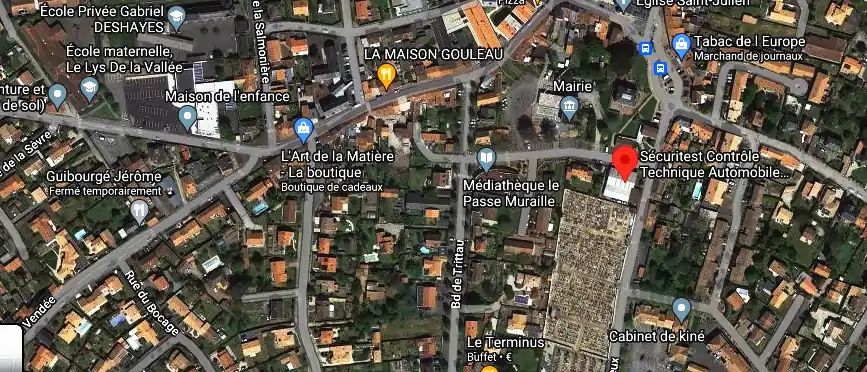 Prix contrôle technique à Saint-Julien-de-Concelles