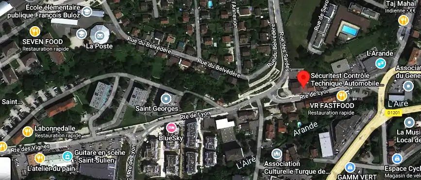 Prix contrôle technique à Saint-Julien-en-Genevois