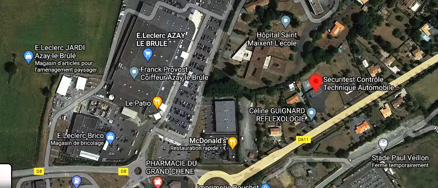 Prix contrôle technique à Saint-Maixent-l'École