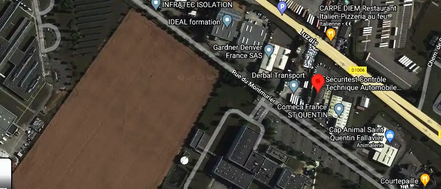 Prix contrôle technique à Saint-Quentin-Fallavier