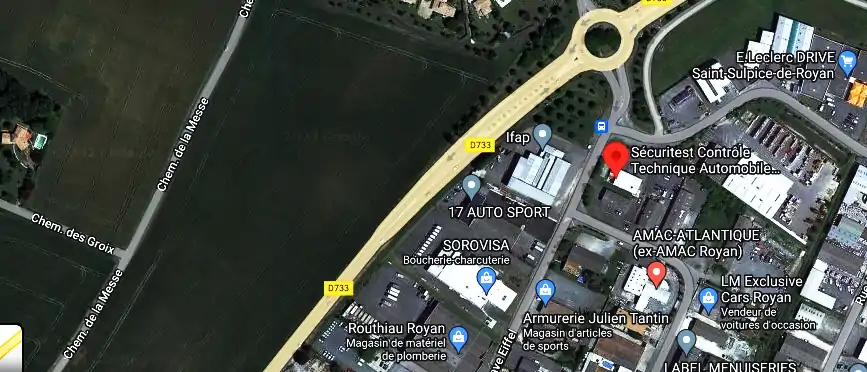 Prix contrôle technique à Saint-Sulpice-de-Royan