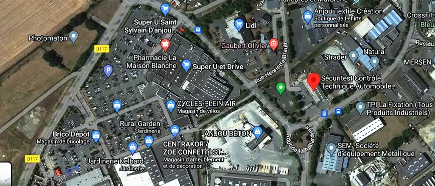 Prix contrôle technique à Verrières-en-Anjou