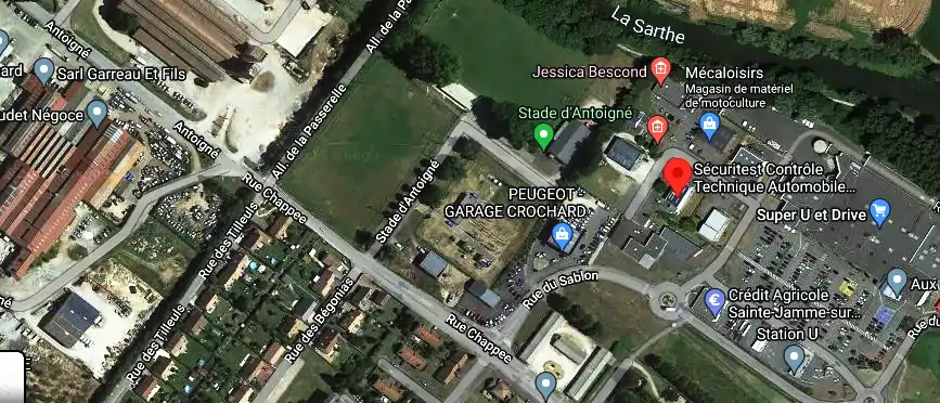 Prix contrôle technique à Sainte-Jamme-sur-Sarthe