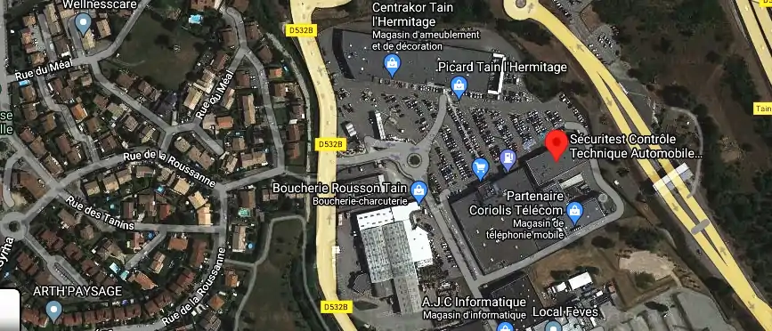 Prix contrôle technique à Tain-l'Hermitage