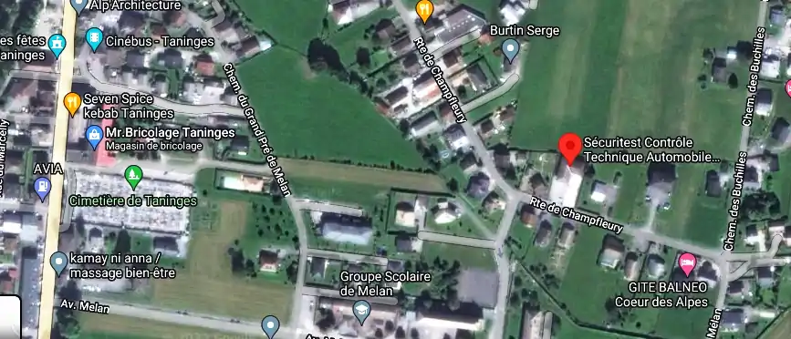 Prix contrôle technique à Taninges