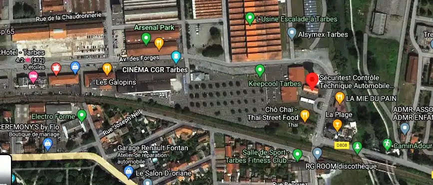 Prix contrôle technique à Tarbes