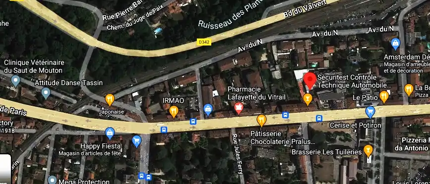 Prix contrôle technique à Tassin-la-Demi-Lune