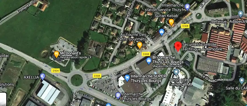 Prix contrôle technique à Thizy-les-Bourgs