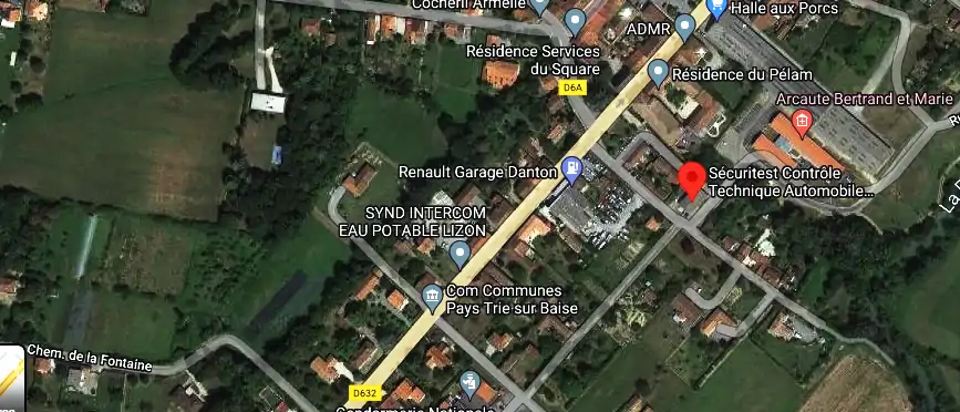 Prix contrôle technique à Trie-sur-Baïse