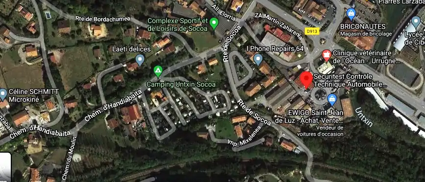 Prix contrôle technique à Urrugne