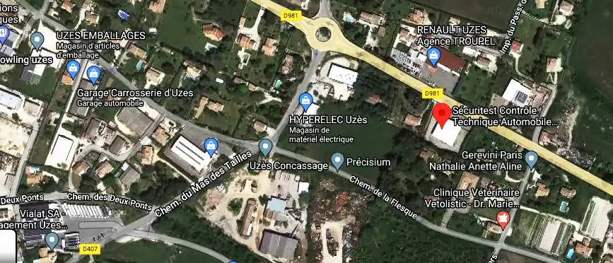 Prix contrôle technique à Uzès