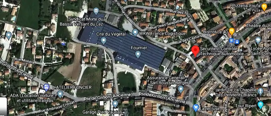 Prix contrôle technique à Valréas