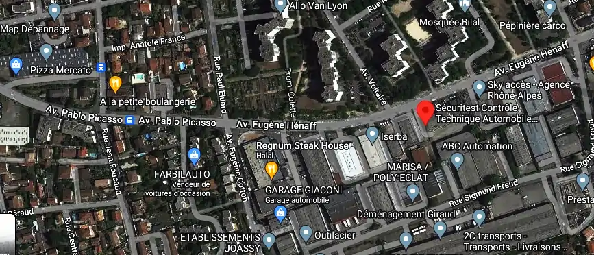 Prix contrôle technique à Vaulx-en-Velin