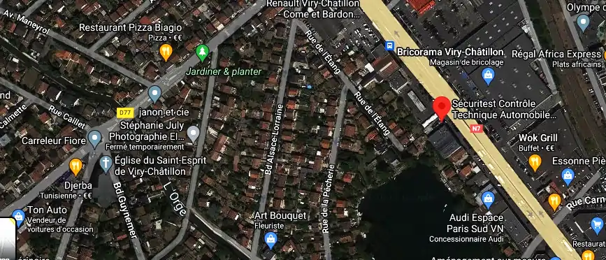 Prix contrôle technique à Viry-Châtillon