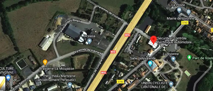 Prix contrôle technique à Vivonne