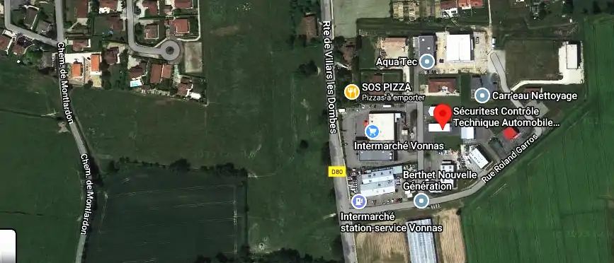 Prix contrôle technique à Vonnas