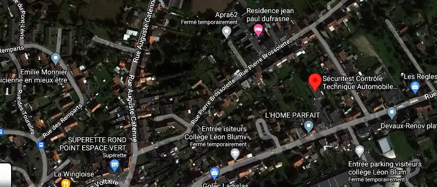 Prix contrôle technique à Wingles