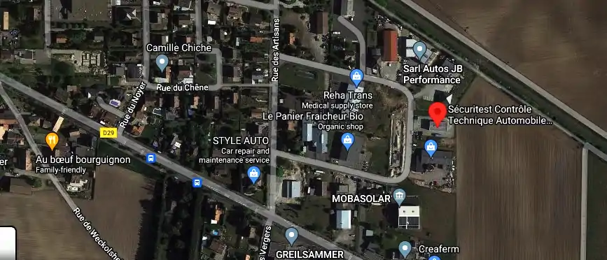 Prix contrôle technique à Wolfgantzen