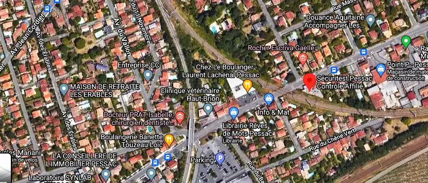 Prix contrôle technique à Pessac