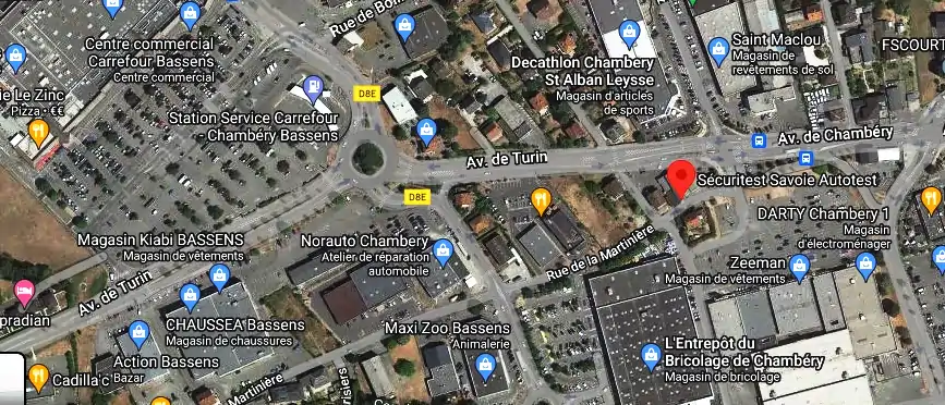 Prix contrôle technique à Saint-Alban-Leysse