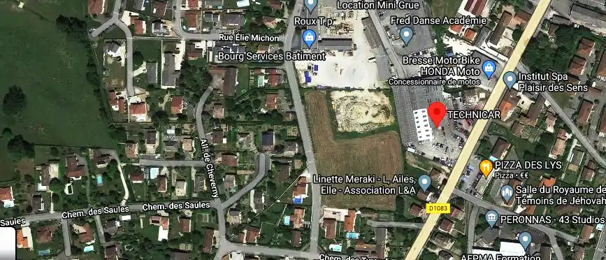 Prix contrôle technique à Péronnas