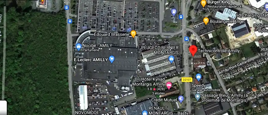 Prix contrôle technique à Amilly