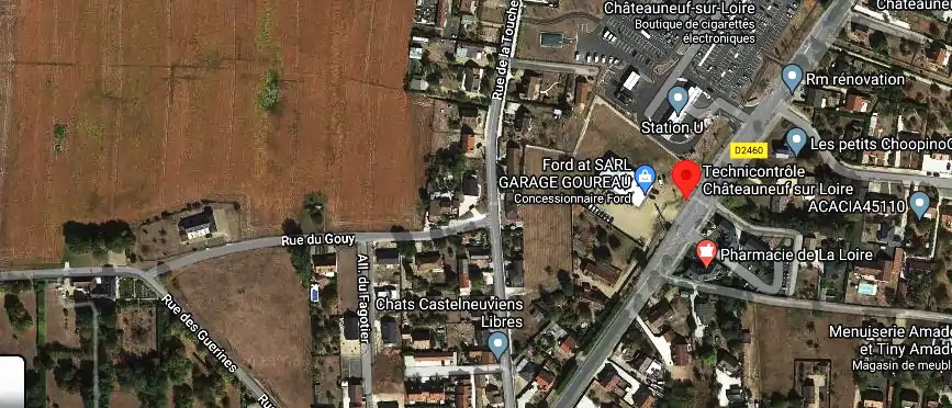 Prix contrôle technique à Châteauneuf-sur-Loire