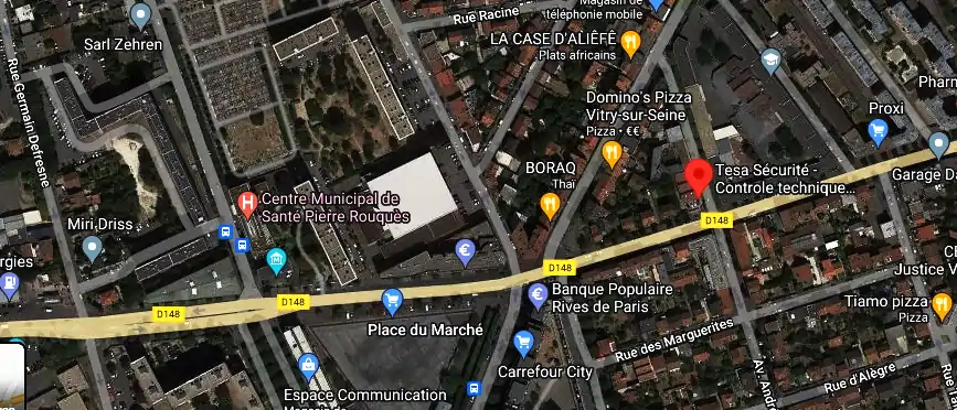 Prix contrôle technique à Vitry-sur-Seine