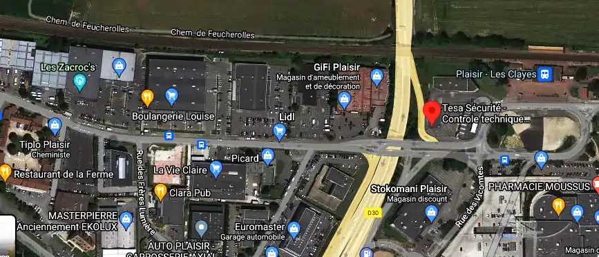 Prix contrôle technique à Plaisir