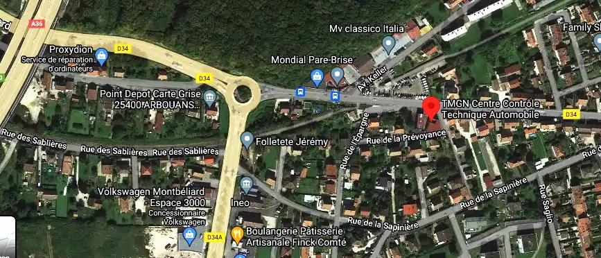 Prix contrôle technique à Audincourt