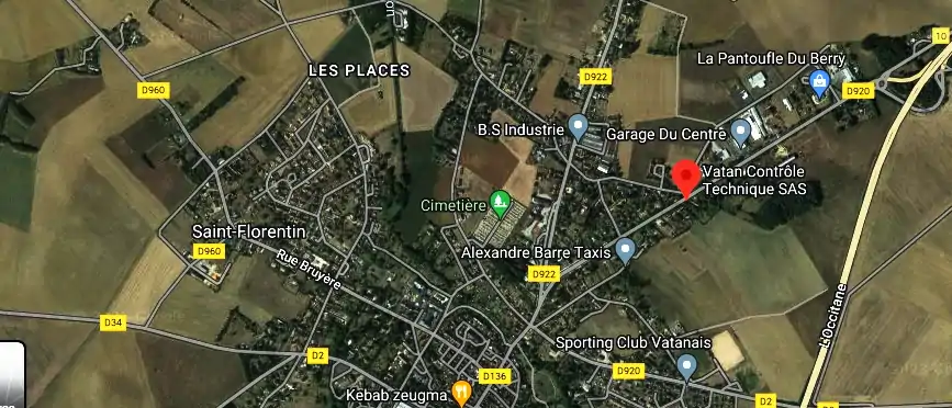 Prix contrôle technique à Vatan