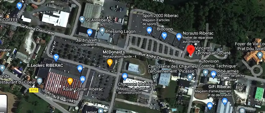 Prix contrôle technique à Ribérac