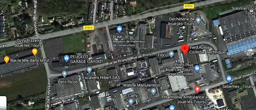 Prix contrôle technique à Joué-lès-Tours