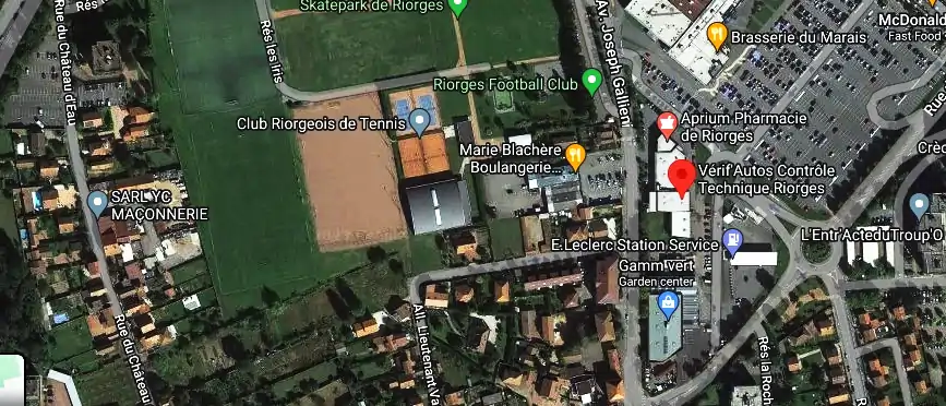 Prix contrôle technique à Riorges