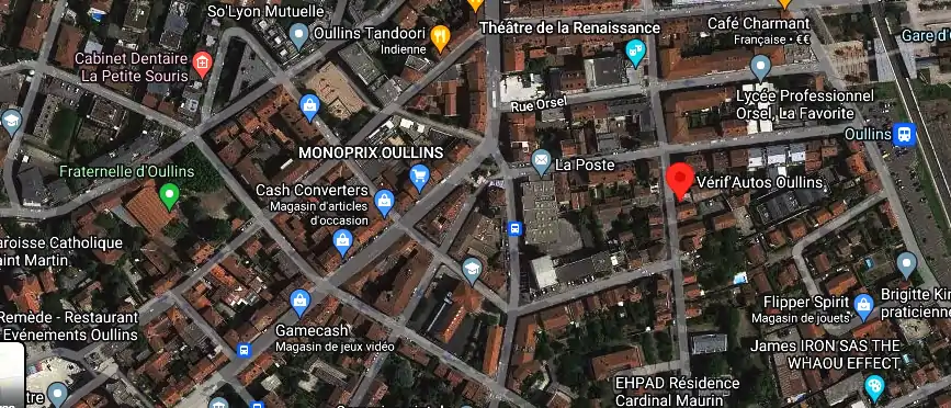 Prix contrôle technique à Oullins